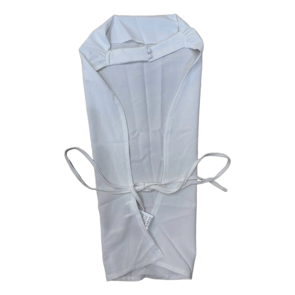 White halter neck top