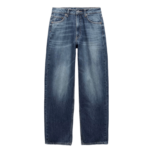 Tailored ballon jeans med mellemhøje talje