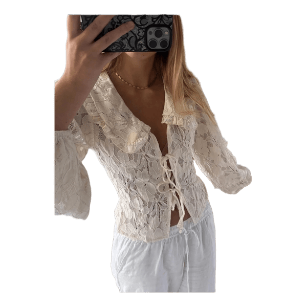 Binde blonde bluse