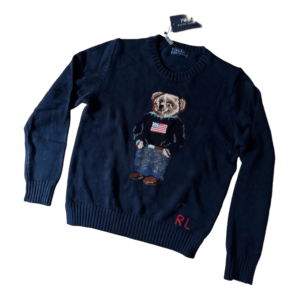 Polo Ralph Lauren - Bear sweater - navy - Women’s size M