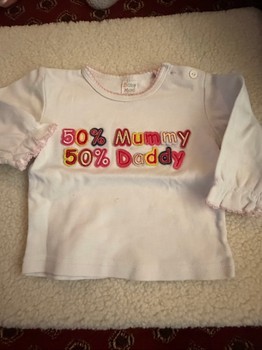 Baby Mae white top