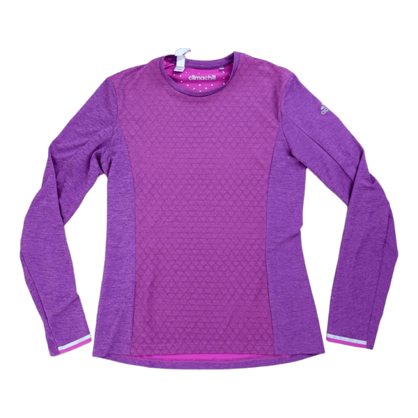 Adidas ClimaChill Long Sleeve Sports Top Purple - Size S (Fits XS/S)