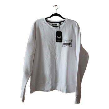White graphic sweatshirt