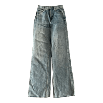 Light blue wide jeans