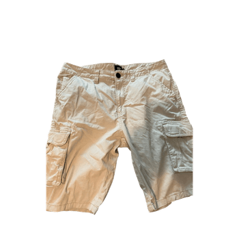 beiget cargo shorts