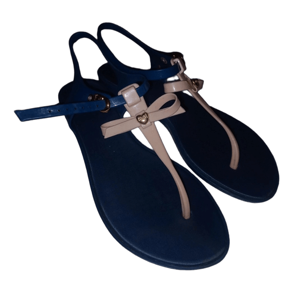 Melissa blue jelly sandals