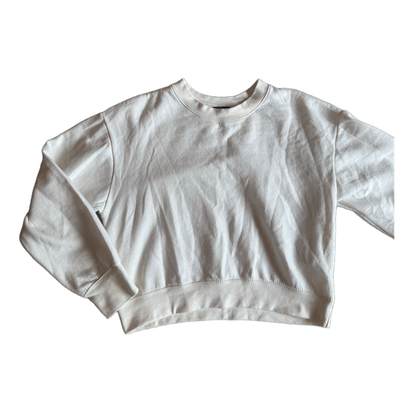 Zara white sweatshirt