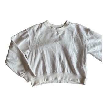 Zara white sweatshirt