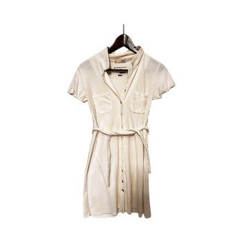 Odd Molly le velour s/s dress silky white koko 1