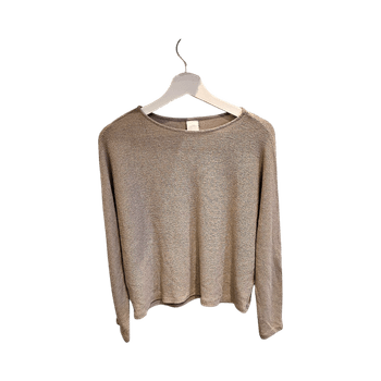 Beige ohut neulepusero