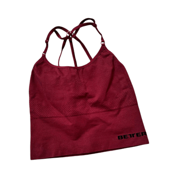 Burgundy sports bra S 