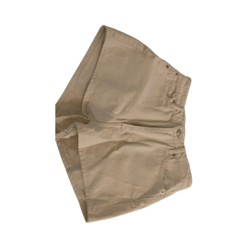 Beiget farkkushortsit