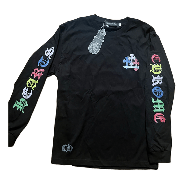 Black long sleeve shirt Chrome hearts