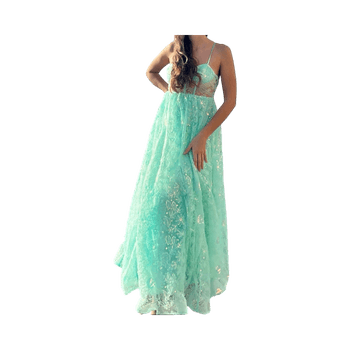 Vaaleansininen mekko