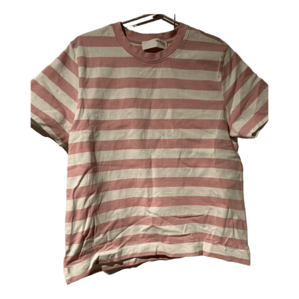 Pink striped t-shirt