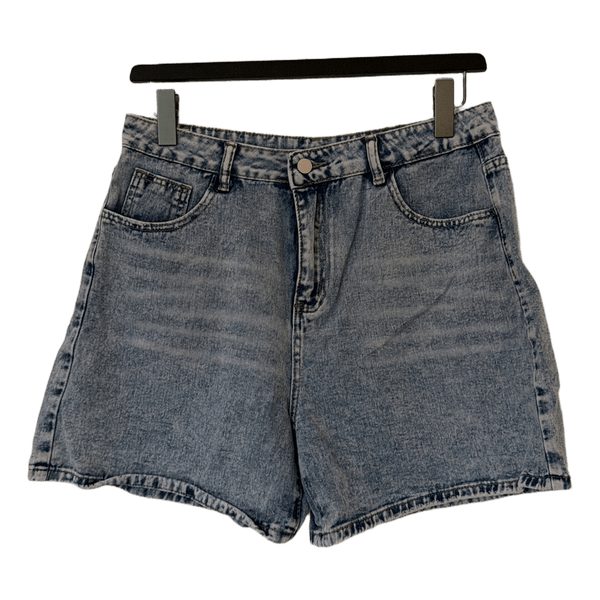 Blå denimshorts