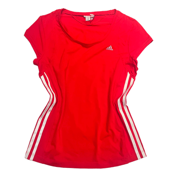 Red Adidas t-shirt
