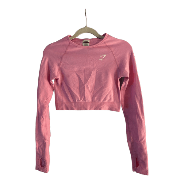 Gymshark rosa långärmad träningstopp