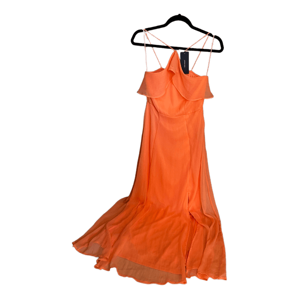 Coral orange maxi dress brand new