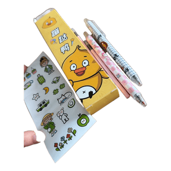 Stationery set with stickers