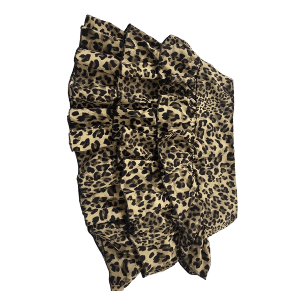 Leopard print nederdel