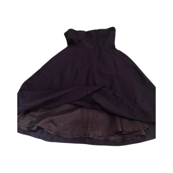 Violetti olkaimeton mekko