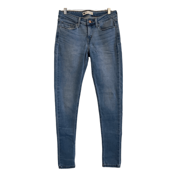 Levi’s pillifarkut, skinny jeans matala vyötärö, W: 27, L: 30