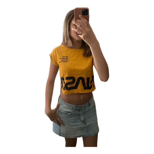 Yellow nasa t-shirt