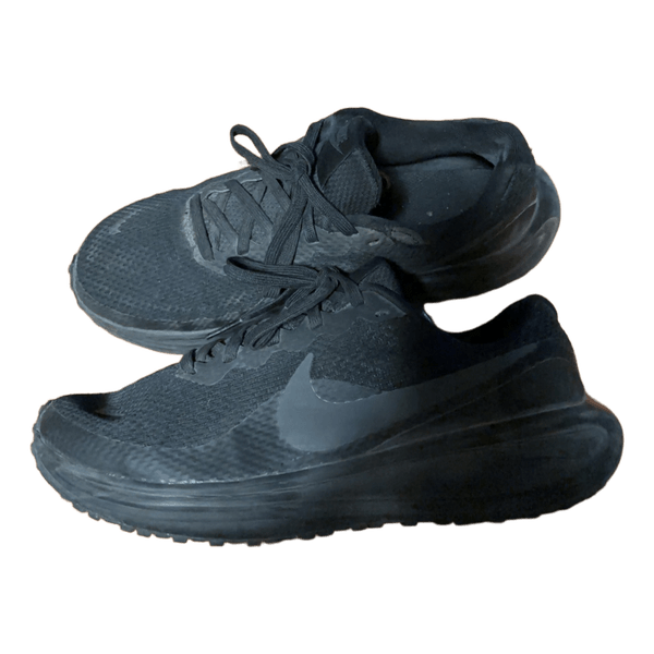 Black Nike running sneakers