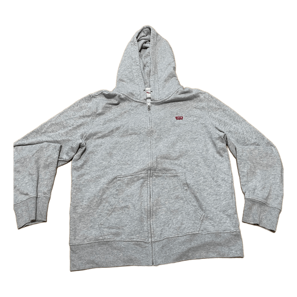 Grey zip up hoodie