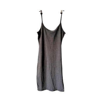Grey spaghetti strap dress