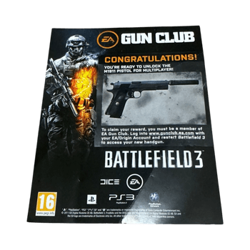 PS3 Battlefield 3 / Mass Effect 3 mainos/flyer DGEX3807294L