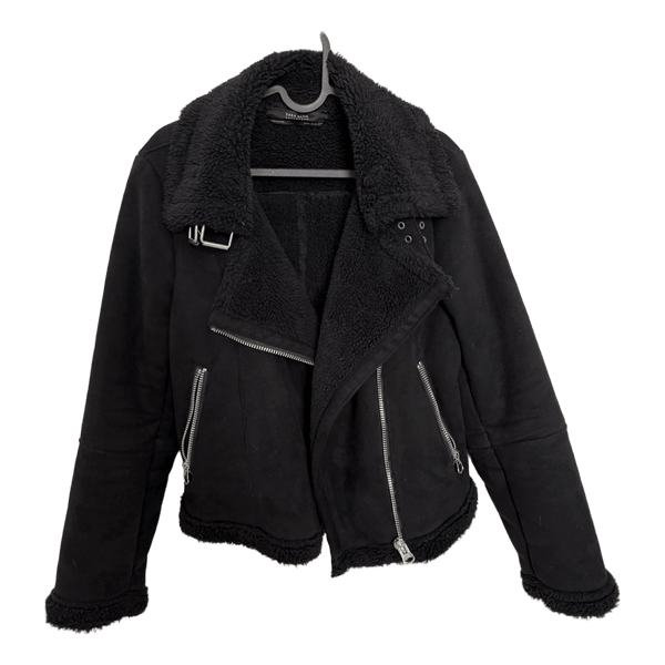 Sort Zara bikerjakke