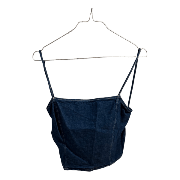 Blå denim top