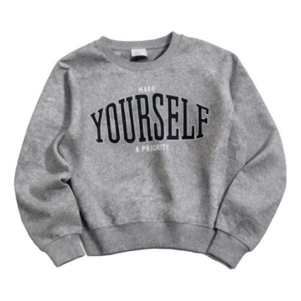 Grey graphic sweatshirt