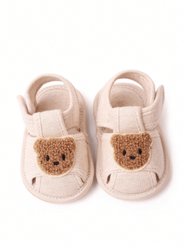Bear patch ankle flats