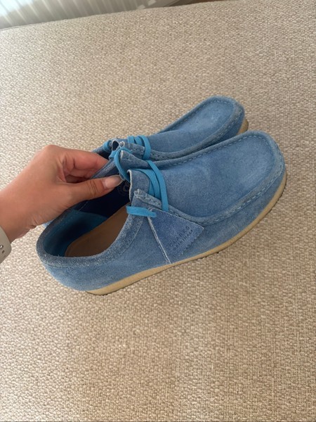 Blå Clarks Originals sko
