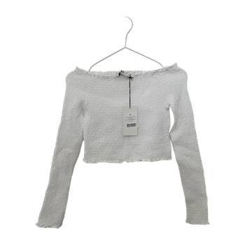 NA-KD valkoinen off-shoulder paita