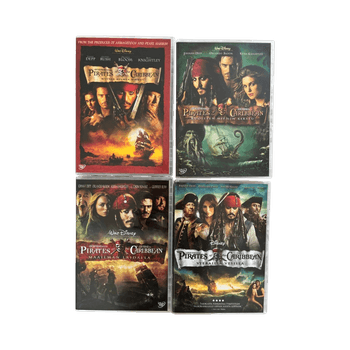 Pirates of the Caribbean DVD box – 4 leffaa / Disney / movie