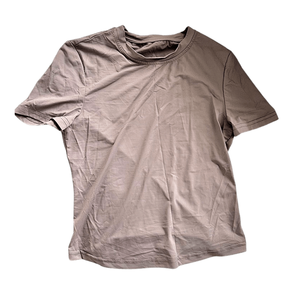 Beige lyhythihainen t-paita