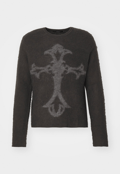 Cross Intarsia Sweater