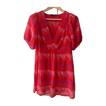 Patterned sheer dress