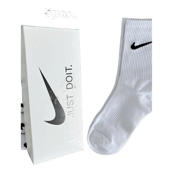 Nike white crew socks