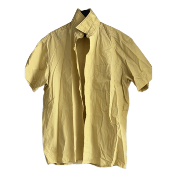 Yellow short sleeve shirt