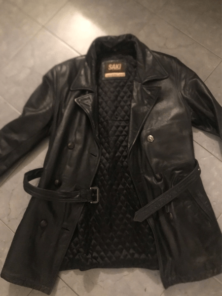 Saki nahkatakki lämmin coat