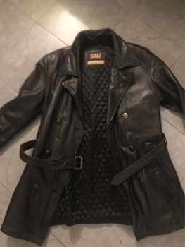 Saki nahkatakki lämmin coat