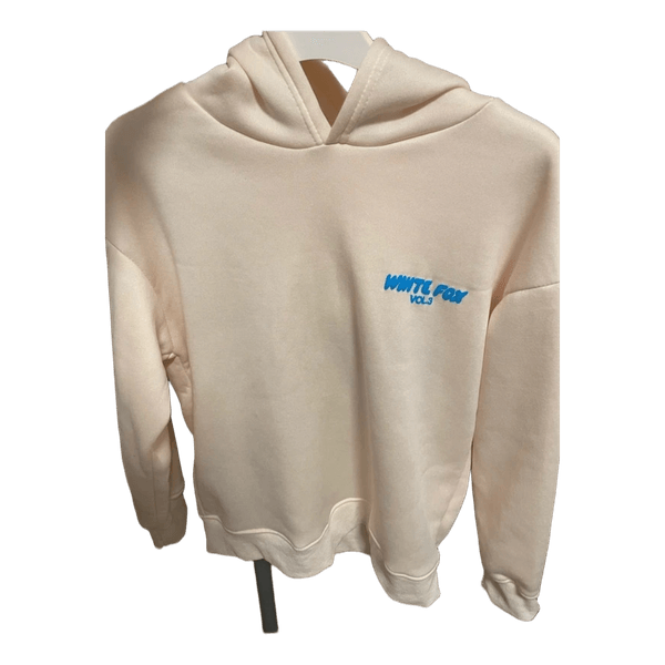 White fox hoodie