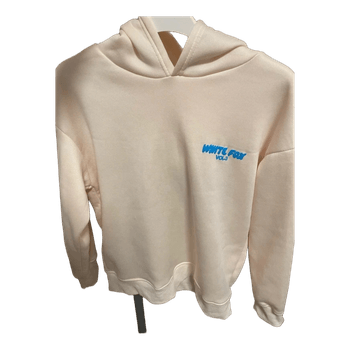 White fox hoodie