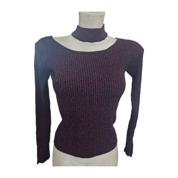 Ribbed Long-Sleeve Top