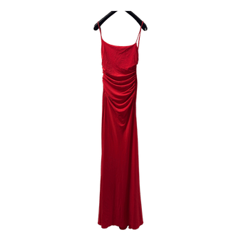 Red Zara maxi dress